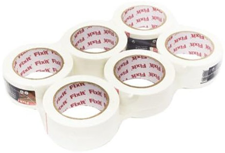 GREATOYAR Pack 6 Rollos Cinta Embalar, Cinta Embalaje, Cinta Adhesiva para Embalar Mudanza y Almacenamiento, Cajas y Paquetes, Longitud 40 Metros, Color Blanco, 6 Rollos