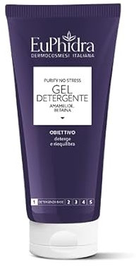 Euphidra Detergente Gel No Stress Con Amamelide E Betaina Deterge E Riequilibra 200 ml