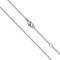 OSTAN Silberkette Damen Ohne Anhänger 925 Silber kette für Damen Panzerkette Halskette Sterlingsilber Vergoldet Breite 1,4mm Verlängerte kette Damen 60cm 65cm Wasserdichte Feine