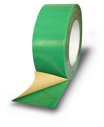Hausa Hochleistungsklebeband 2 Stück, 50mm x 25m grün zur luftdichten Verklebung von Dampfsperrfolie Dampfbremsfolie Dampfbremse Dampfsperre, Folienklebeband Systemklebeband ProFlex extrem stark