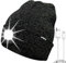 ATNKE LED Mütze mit Licht, USB Typ C Wiederaufladbare 4 LED Beleuchtete Laufmütze Extrem Heller Lampe Winter Warme Stricken Mütze für Herren und Damen Geschenke/Blended Black Goldwire