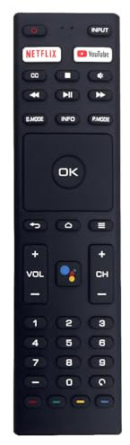 Effireli Telecomando di ricambio per Smart TV K700USG K750USG K320HSG K550USG K60USG K420FSG K650USG