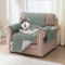 BellaHills Funda Sofa 1 Plaza,100% Protector Sofa Impermeable,Fundas Sofa Antipelos Mascotas,con Correas Elásticas,Verde Claro