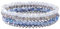 Damen Kristall Perlen Armband, Mehrschichtiges Steine Armband, Boho Modeschmuck Armband Damen, Mehrschichtige Kristall Stein Perlen Armbänder, Stapelbares Damen Yoga Armband für Frauen (Bunt 6)