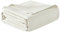 WOLTU 2X Tagesdecke 220x240 cm 100% Baumwolle, leichte Wohndecke in Waffeloptik, weiche Überwurfdecke Bett, Sofa Überwurf Wohnzimmer Schlafzimmer, Creme