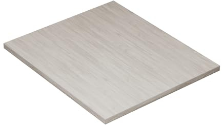 KESSLER PRO Tischplatte, Spanplatte, 25mm, Gebleichte Kiefer 70x60 cm