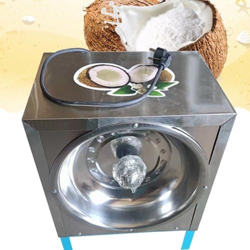 WOTZOV Kokosnuss-Schabermaschine, elektrische Kokosnuss-Reibe, kommerzielle Kokosnuss-Reibe, Kokosnuss-Schredder für Kokosnuss-Verarbeitungsläden, Restaurants