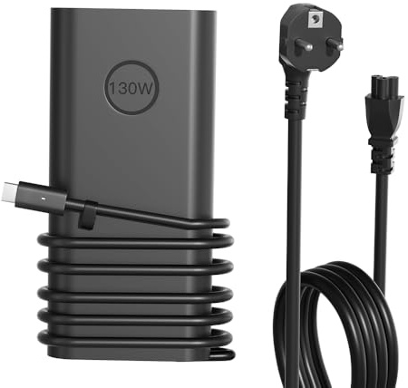 SLRIOYS 130W USB C Netzteil für Dell Pro Max 14 16 Inspiron 16 14 Plus Latitude 5501 5511 5521 XPS 17 16 15 9730 9720 9710 9640 9530 9510 9500 Precision 5680 5770 5570 5530 5470 3551 3581 3571 Laptop
