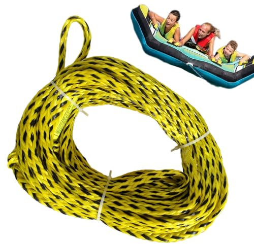 Corda Da Traino Per Tubing | Corda da Traino Galleggiante per Tubi Alta Resistenza,Attrezzatura Per Allenamento In Acqua Neve Spiaggia Piscina Canoa Wakeboard Snorkeling Acque Interne