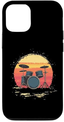 Batterie de batterie rétro vintage Coque pour iPhone 12/12 Pro