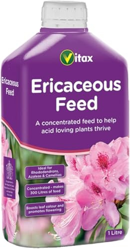 Ericaceous Feed Liquid 1L for Rhododendrons, Azaleas & Camellias Concentrated Makes 300 Litres of Feed