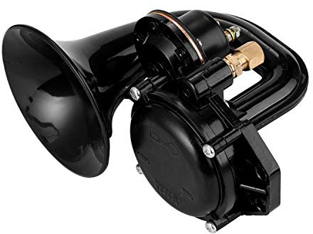 Ejoyous Tromba per Camion 12V, Tromba Ad Aria Compressa da 135 DB, Ad Aria Compressa a Doppia con Compressore, Kit per Auto