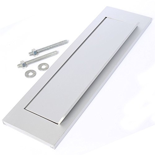 10 Front Door Spring Shut Letter Box Plate + Fixings