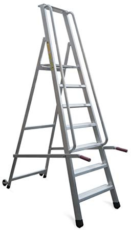 Scala Professionale Modello Ergal (Alluminio, 6 Gradini)