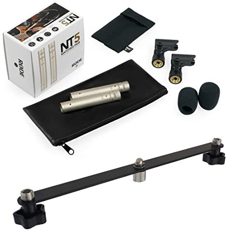Rode NT5 MP Paar Mikrofon Set + keepdrum STB01 Stereo-Schiene