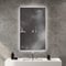 byecold LED Badspiegel Antibeschlag 60x80 cm, Beschlagfreier Badezimmerspiegel mit Touchschalter, Wandspiegel Lichtspiegel mit Datum, Smart Mirror & integrierter Wetterstation, Vertikal