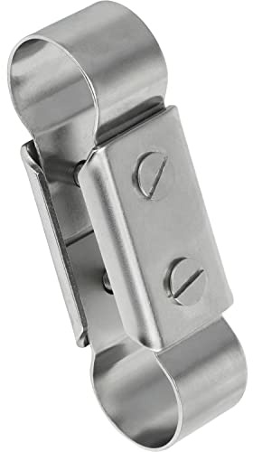 FASTON® Haltegriffverbinder 22 mm Edelstahl A2 V2A (2 Stück) Doppelschelle Haltegriff Rohrverbinder Handlauf
