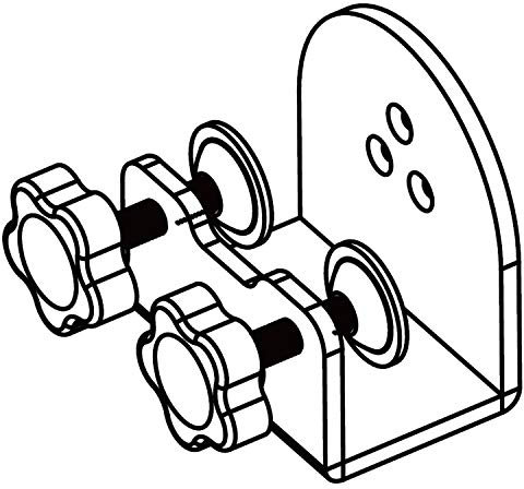 Allcam Desk clamp to fit new Ø35 mm poles MDM10P20 MDM10P40 MDM10P70 MDM10P100