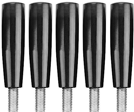 Mangos de baquelita, 5 uds., herramienta de repuesto para fresadora de roscas, mangos giratorios de baquelita M6 * 50