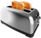 Cecotec Vertikaler Toaster 2 Langschlitze Toastin' time 1500 Inox Lite, 1500 W, 4 Scheiben Brot, 3,8 cm breiter Schlitz, Brötchenaufsatz und Krümelschublade, Edelstahl