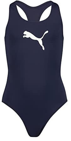 PUMA Swimsuit 701224512 Costume da Bagno, Navy, 140 Unisex-Bambini e Ragazzi