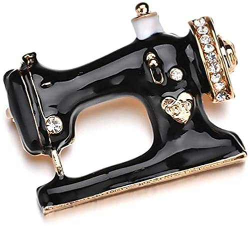 Damen Legierung Emaille Nähmaschine Brosche Pin