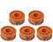 DAZZLEEX 5Pcs Lawn Mower Spool,11 feet Trimmer Spool & Line for Spear for Jackson S1825CT S3630CT S3630CT2 Strimmer Spool(Diameter : 0.065inch)