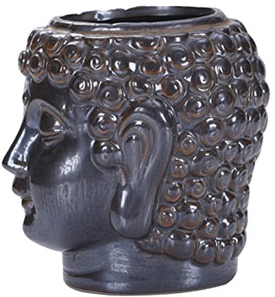 Cabilock 1 Pc Maceta De Cerámica Maceta De Cara Estatua Suculenta Maceta Macetero Estilo Zen Estatuilla Maceta Decoración Nórdica Maceteros De Cara Macetas De Cerámica Buda Guardería