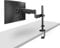 Pholiten Single Monitor Arm Gas - Adjustable Desk Mount for 13-27 PC Screens up to 8kg With Tilt Swivel Rotation - VESA Stand With C-clamp/Grommet Options MD8001