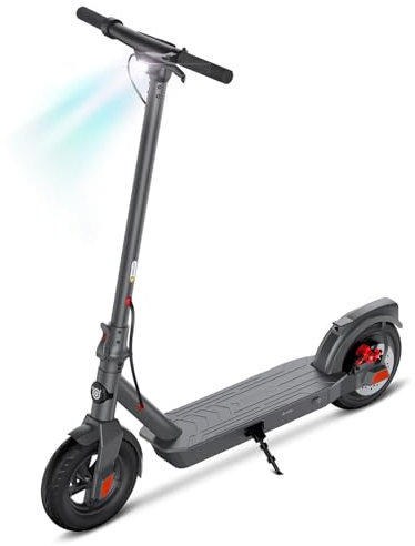 SISIGAD Electric Scooter for Adult,10 inches Solid Tires,32km Long Range,500W Peak Motor 3 Speed, Portable and Foldable Scooter Electric, Electric scooter with App Control