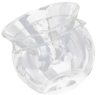 HEMOTON Eisgekühlte Portion Obstsalatteiler Crème Brûlée Gerichte In Eine Eisschüssel Dippen Eisbecher Obst- Und Gemüseschale Obstsalatschüssel Salatbesteck Obstteller Kochen Glasschale