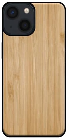 Hülle passend für Smartphonica Handyhülle für iPhone 13 Mini in Holz-Optik - Back Cover Bambus Kunstholz Hülle - Braun/Kunstholz;TPU/Back Cover