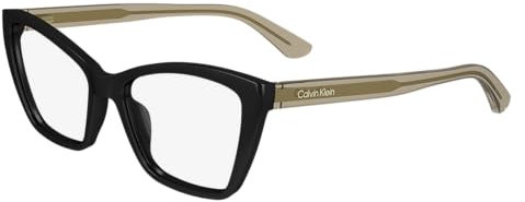 Calvin Klein Unisex CK24523 Sunglasses, 001 Black, 52