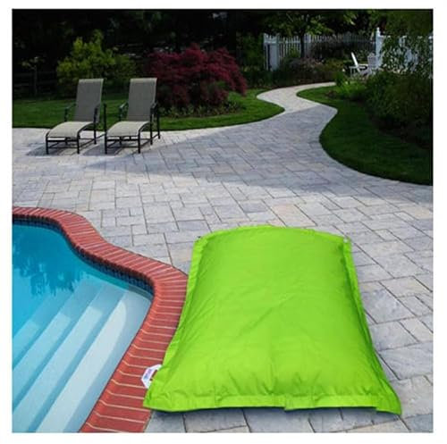 UGEFKMQ Pouf Exterieurpouf Flottant pour Piscine, Canapé d'entretien, Chaise Pazy, Pouf Géant, Piscine (sans Remplissage), 140Cm X 180Cm,Vert,180 Cm * 140 Cm
