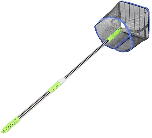 Toddmomy Tragbarer Tischtennisball-Picker oben – einziehbarer Pong-Ball-Sammler mit Edelstahlrahmen für müheloses Herausnehmen