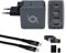 AVerMedia Caricatore Portatile per Nintendo Switch, Ricarica Rapida GaN da 100W, Docking Station HDMI 4K60 per TV, iPhone, iPad, Laptop, PC, Accessori Gaming, Adattatori UK & EU Inclusi, CORE GO GC313