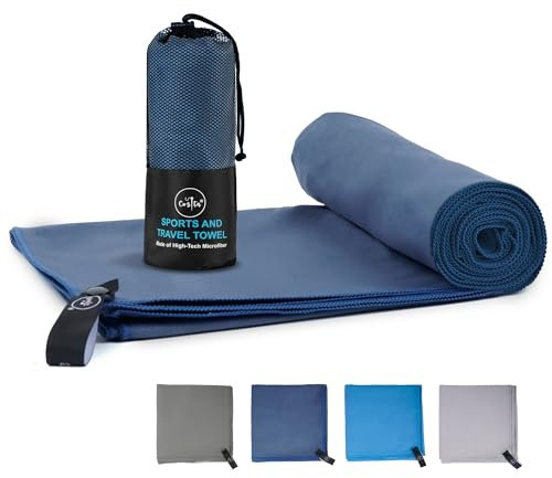Cozita Mikrofaser-Handtuch, superweich und extrem saugfähig, schnell trocknend, maschinenwaschbar, Mehrzweck-Reisehandtuch, Gym-Handtuch, Strandtuch – Badetuch 70 x 140 cm