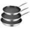 Hybrid Nonstick Frying Pan, Stainless Steel Induction Geo Hex Frying Pan, Dishwasher and Oven Safe, Induction Ready, Compatible with All Cooktops (30CM)