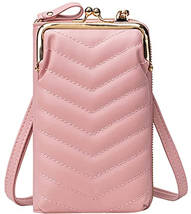 O Bag Taschen Damen Innentasche Schultertasche, Modetrend, Umhängetasche, Art, Damen-Touchscreen-Handytasche Organizer Für Taschen (Pink, One Size)