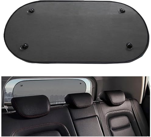 100x50cm Auto Sonnenblende Für Heckscheibe, Faltbare Auto Heckscheibe Sonnenblende Mit Saugnäpfen, Sonnenschutz Auto Baby, Auto Sonnenblende, Auto Sonnenschutz, Mesh Heckscheibenblende, Für Alle Autos