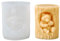 LZYWOD Silikon-Kerzenformen mit Reliefbär-Duft, Honig, 3D-Bär, Waben-Diffusor, Stein, Kerzen, Harz, Epoxidharz, Gips-Set