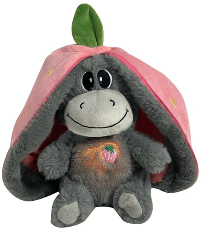 Yuemeuy Burro Peluche Que Respiras | Peluche Que Respiras De Burro | Burros Antiestres | Juguetes Peluches Bebés | Muñeco Peluches Ques para Ansiedad | Compañero Sueño