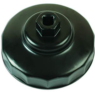 Laser 6609 Oil Filter Wrench 3/8D - 93mm x 15 Flutes, Black