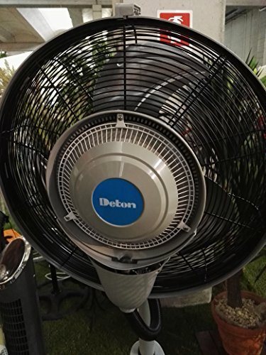 Ventilador/pulverizador de agua industrial para uso exterior