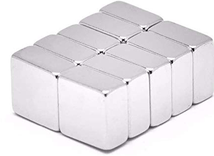 daw21onlineshop Extrem Starke Neodym Quader Block Magnete eckig Größe und Anzahl wählbar N50 N52 10x10x5mm 1Glas-Magnetboards, Magnettafel, Whiteboard, Tafel, Pinnwand, Kühlschrank