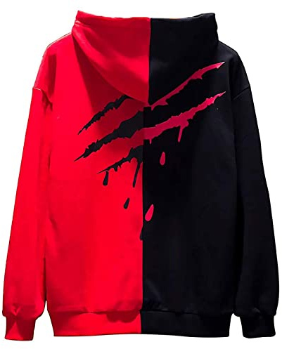 XIAOYAO Hombre Sudadera con Capucha Techwear Colores Manga Larga Hoodie | Hip Hop Ligea Deportiva Casual Jersey Primavera Otoño Invierno Viajes y Acampadas