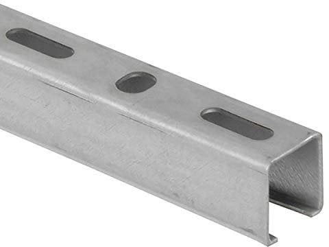 4 Stück - Montageschiene Profil 28mm x 30mm - Länge 2m (2.000mm) Stärke 1,75mm - Korrossionsschutz durch Verzinkung - qpool24