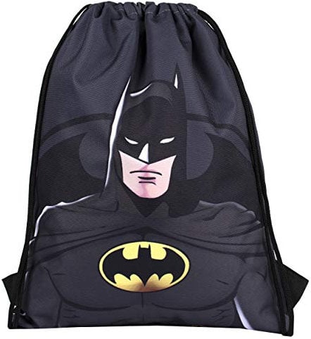DC Comics - Kids Batman Drawstring Bag - School Bag for Kids - Official Merchandise Gift for Boys