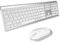 Macally Clavier et souris Bluetooth de qualité supérieure pour Mac | Ensemble clavier et souris sans fil compatibles Apple (110 touches multi-appareils rechargeables) pour MacBook Pro/Air et iMac