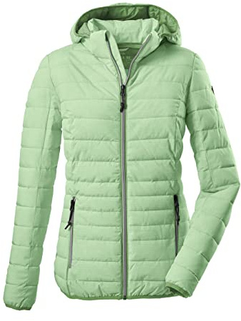 G.I.G.A. DX Damen Uyaka Stripe Lässige Funktionsjacke in Daunenoptik mit abzippbarer Kapuze